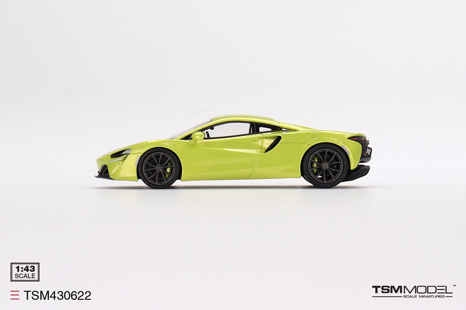 TSM430622 TSM-Model: 1/43 McLaren Artura Hybrid Flux Green /Black Interior 2021
