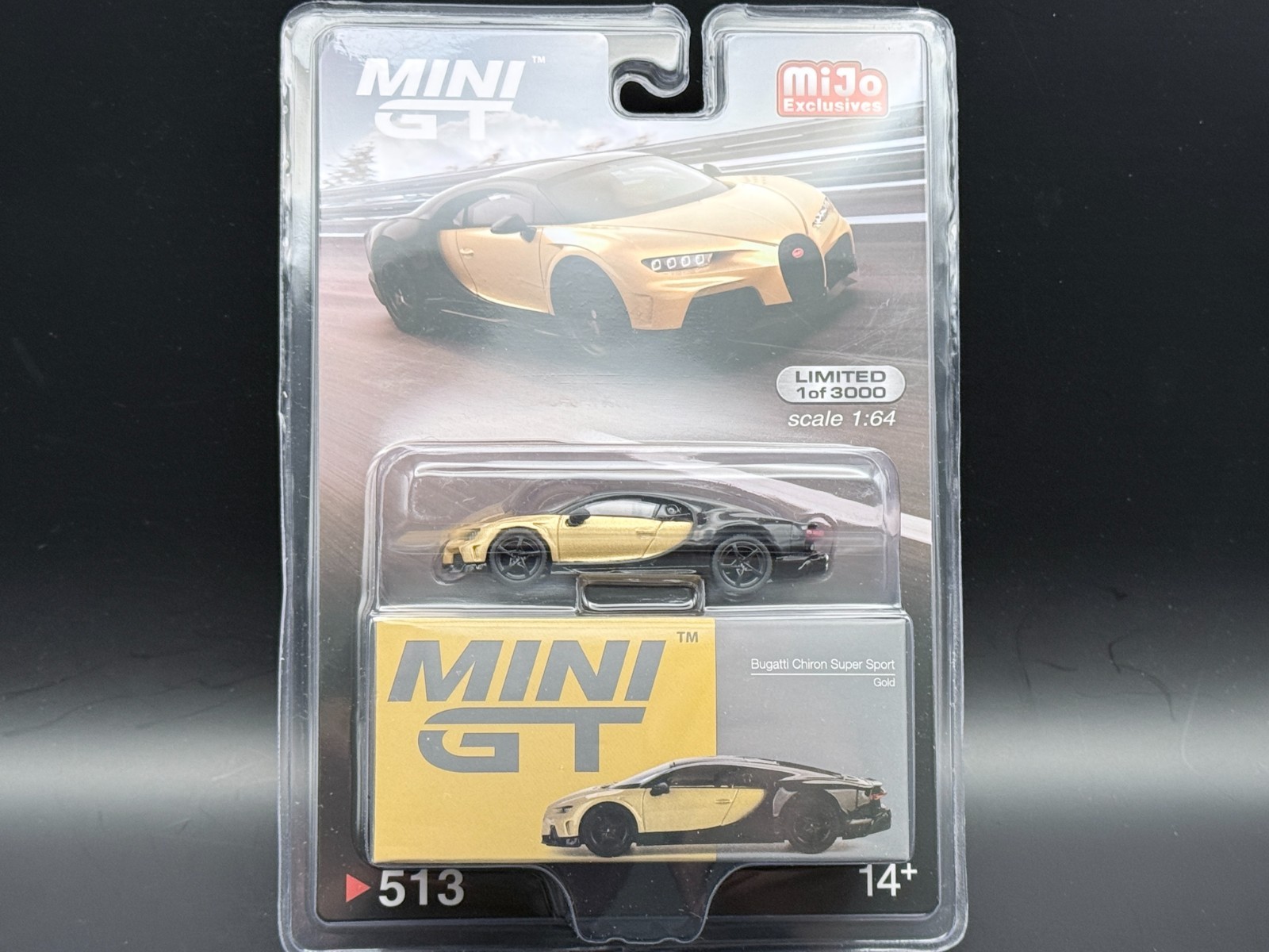 Mini GT Bugatti Chiron Super Sport Gold #513 1/64