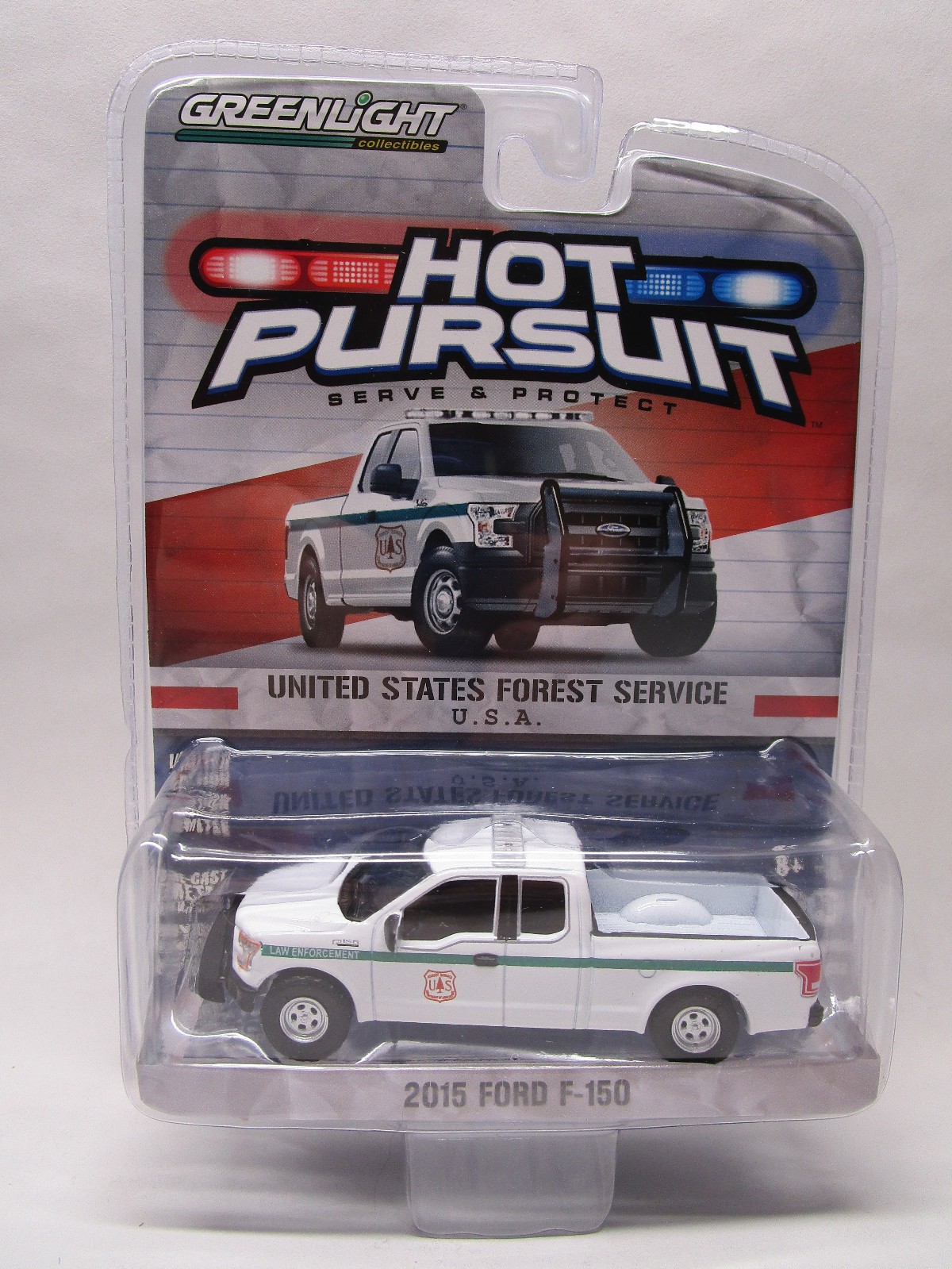 Greenlight Hot Pursuit Series 17 1:64 US Forest Service Police 2015 Ford F-150