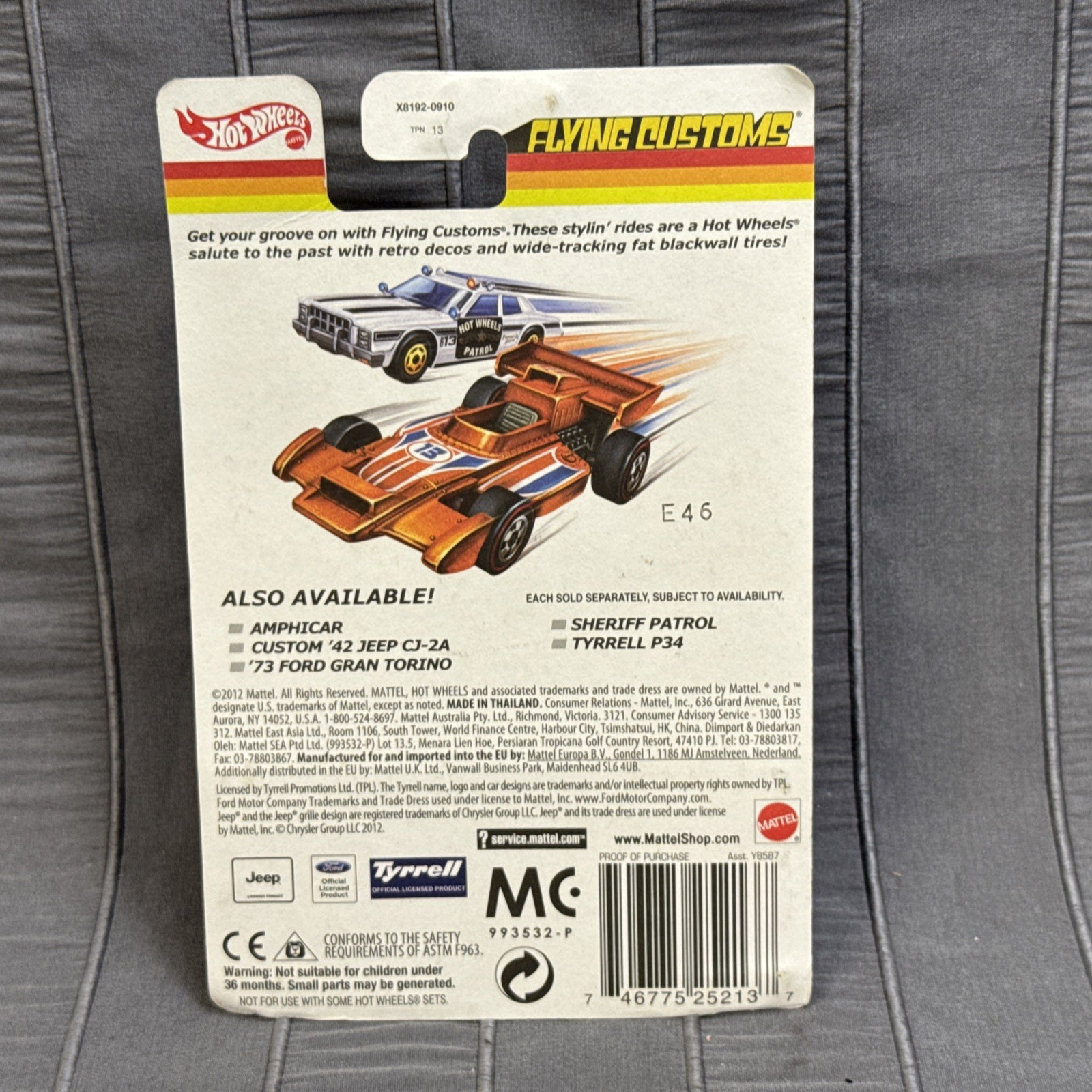Hot Wheels Flying Customs Tyrrell P34, Black NOC