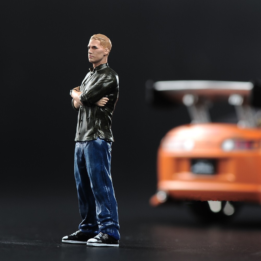 1/64 Minatures Figures Paul Walke Scene Props Doll For Cars Vehicles Props Model