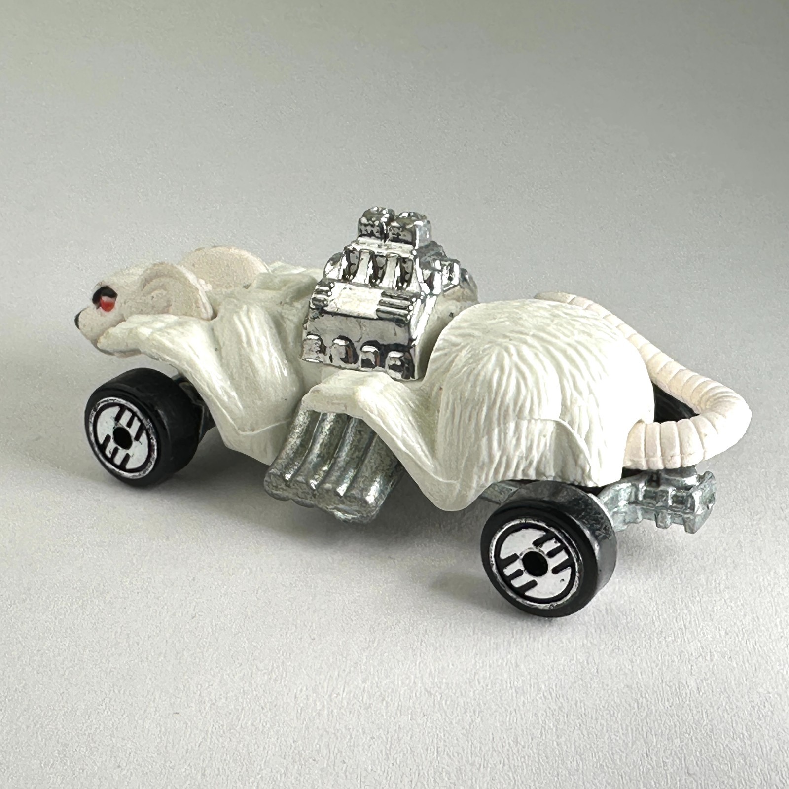 Hot Wheels White Rat Ultra Hots White Rat Rod Loose 1988 Malaysia Vintage