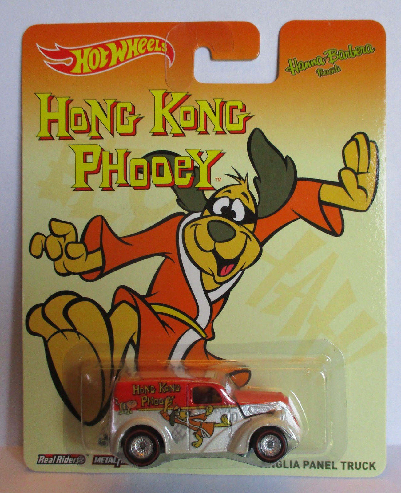 HOT WHEELS POP CULTURE HANNA-BARBERA HONG KONG PHOOEY ANGLIA PANEL TRUCK ORANGE