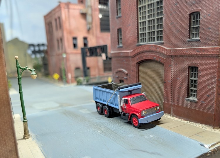 1/87 HO Scale 3D Printed Custom Built 1980s Chevy C60 Tandem Axle Dump Truck.