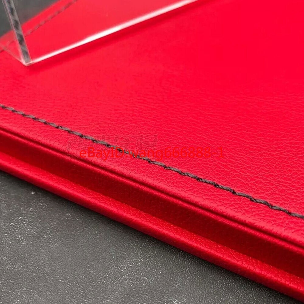 Acrylic Display Case Show Case Pu Leather Base Model For 1/18 Car Model Collect