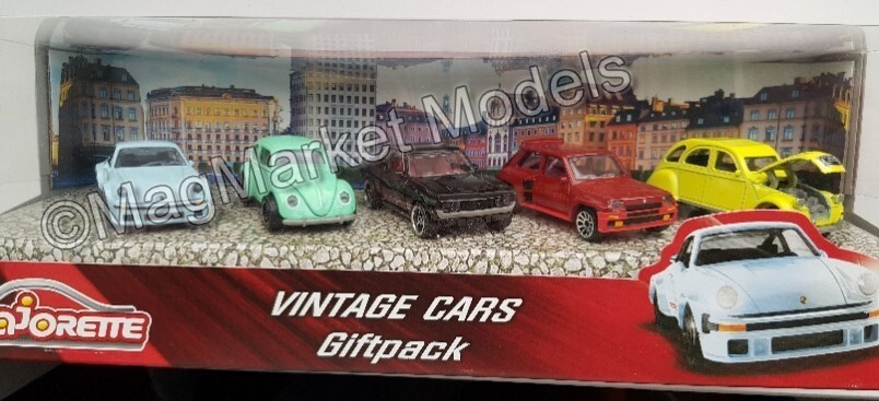 Majorette Vintage 5-Car Set · 1:64 · Brand New · Free UK P&P