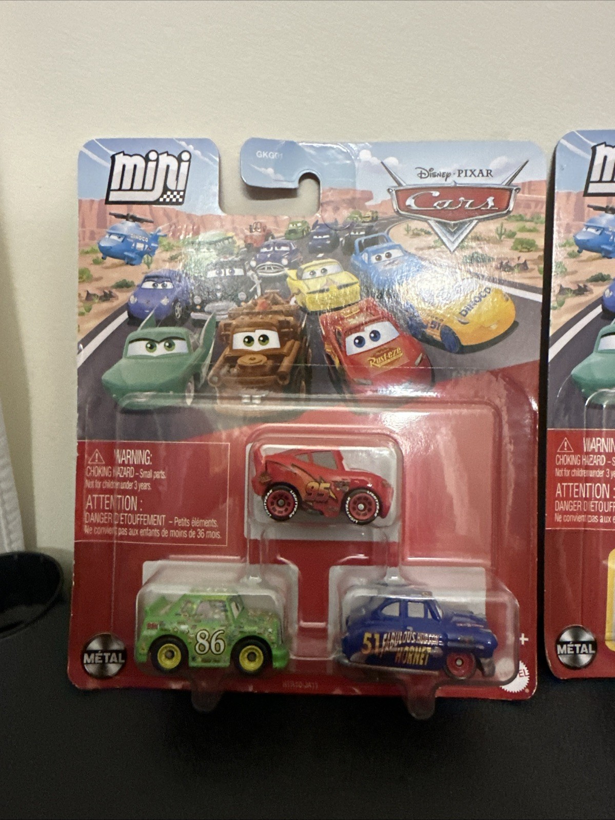 *NEW* DISNEY PIXAR CARS 3 Sets/MINI RACERS 3 PACK MCQUEEN CHICK HUDSON HORNET