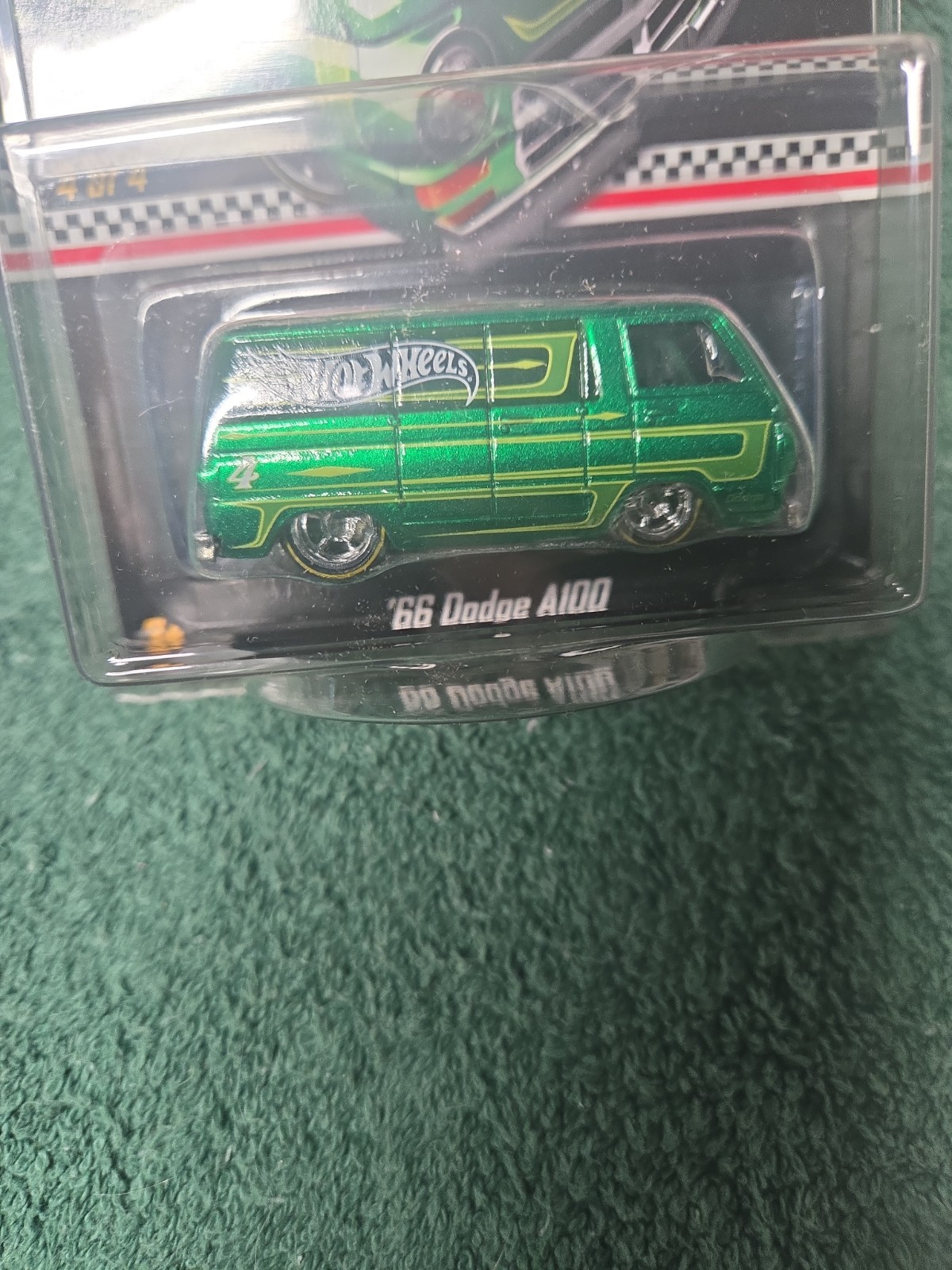 Hot Wheels RLC 2012 Collector Edition ’66 Dodge A100 Green With Real Riders New