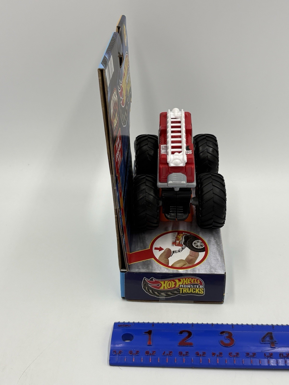2026 Hot Wheels Monster Trucks Attack Pack HW 5-Alarm Red Fire Truck