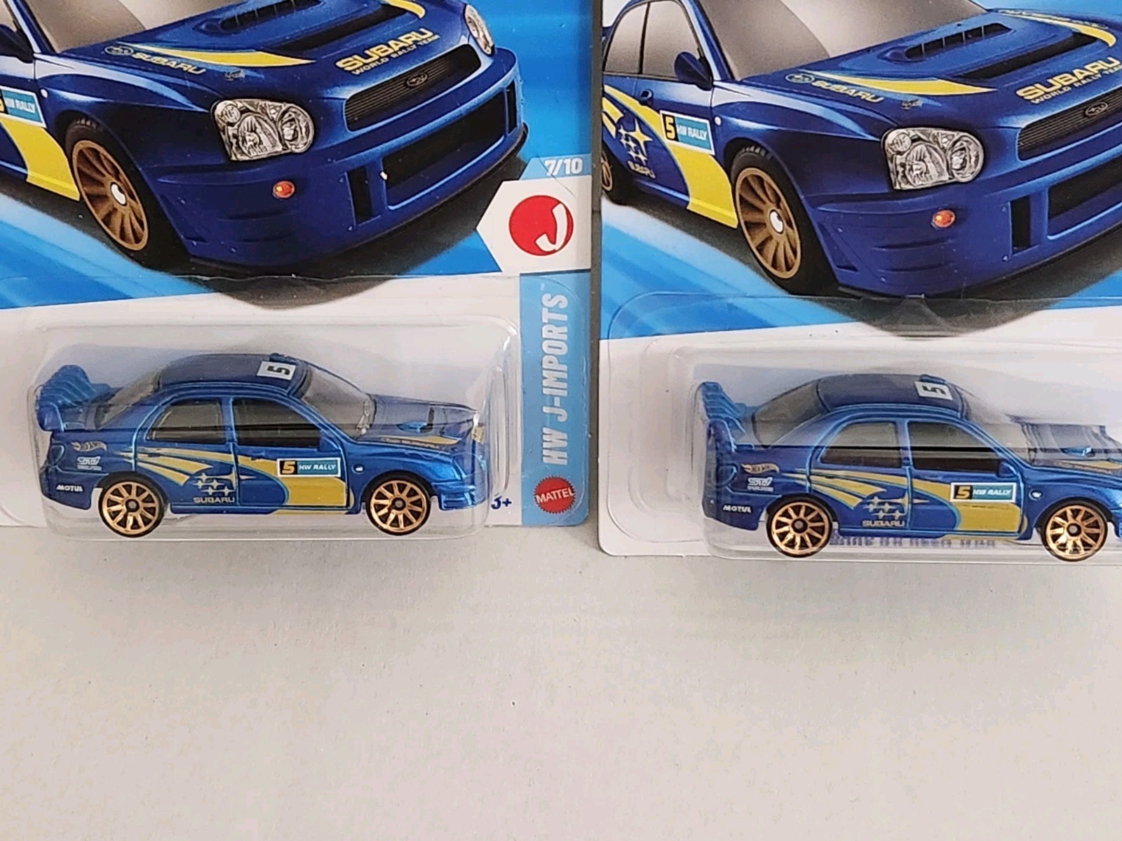 Hot Wheels Subaru Impreza WRX Lot Of 2 HW J-IMPORTS J Case