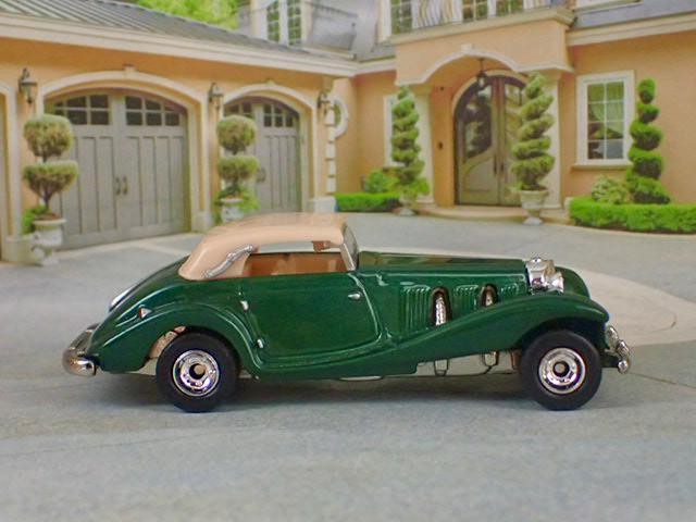 Supercharged 1936–1940 Mercedes-Benz 540K Sport Cabriolet 1/64 Scale Ltd Edit D