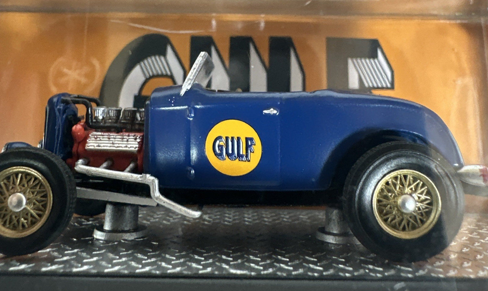 1932 Ford Roadster Gulf Blue M2 Machines R103 25-76 New in Package