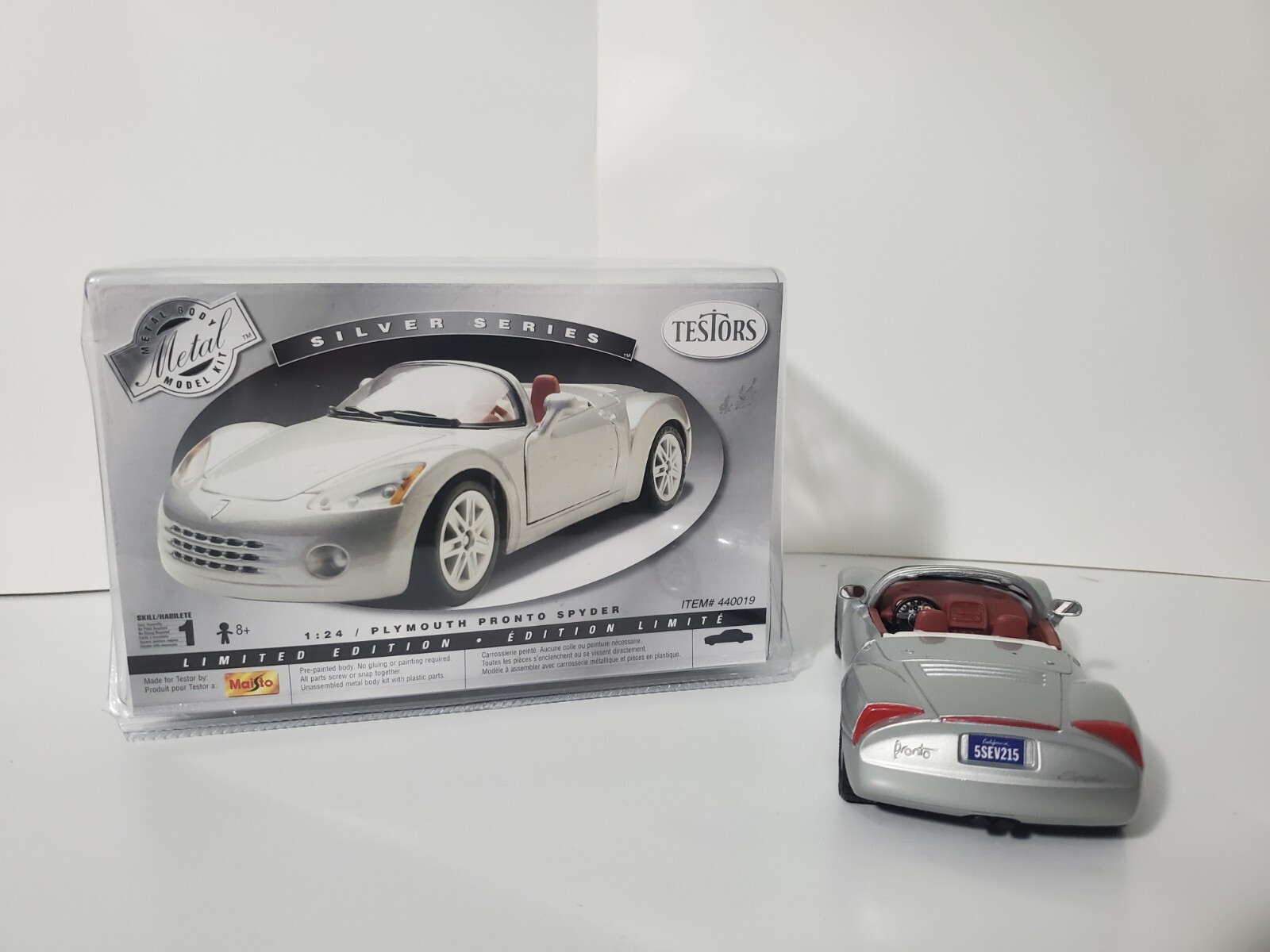 1-24 Testors Die Cast Metal Plymouth Pronto Spyder Convertible Build Super Nice