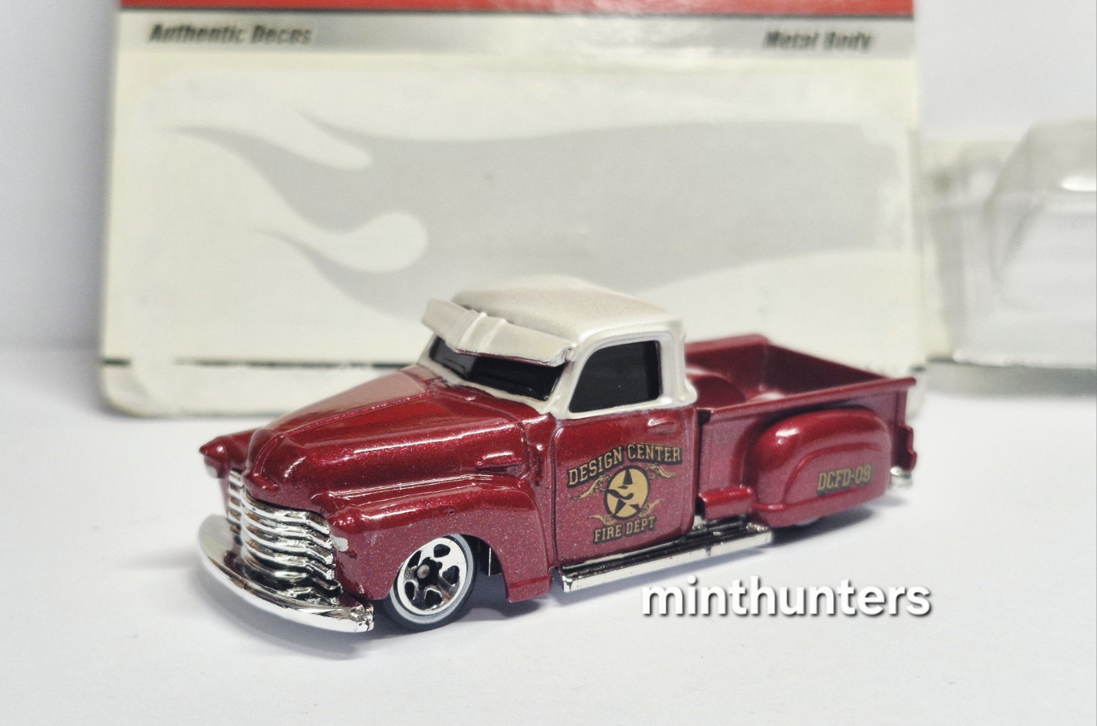 HOT WHEELS FIRE RODS 1949 CHEVY PICKUP TRUCK LA TROCA OPEN BLISTER