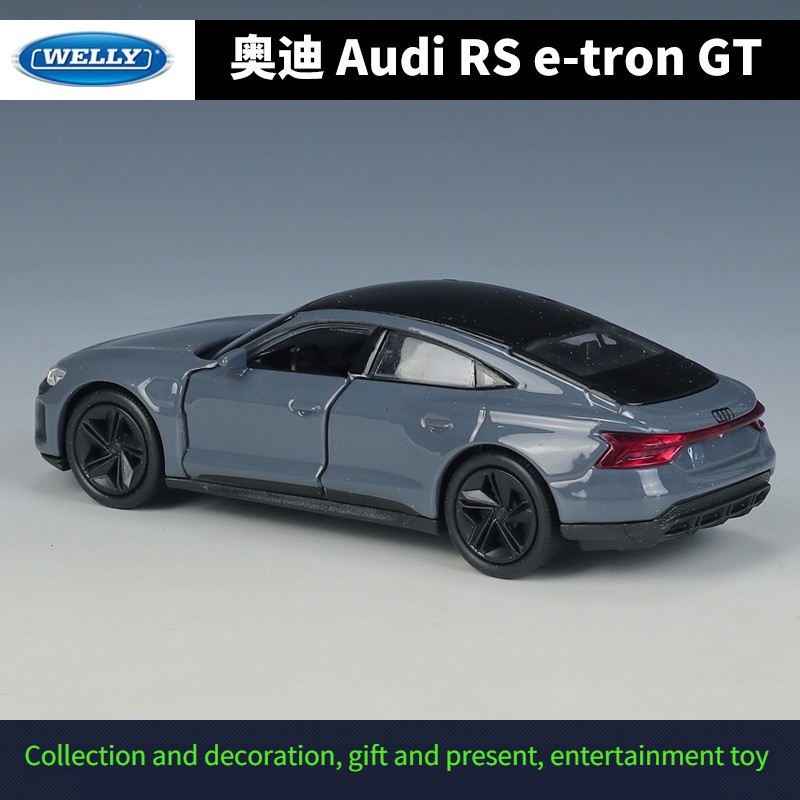 Welly 1:36 Audi RS e-tron GT Pull Back Diecast Alloy Car Model Collectible Gift