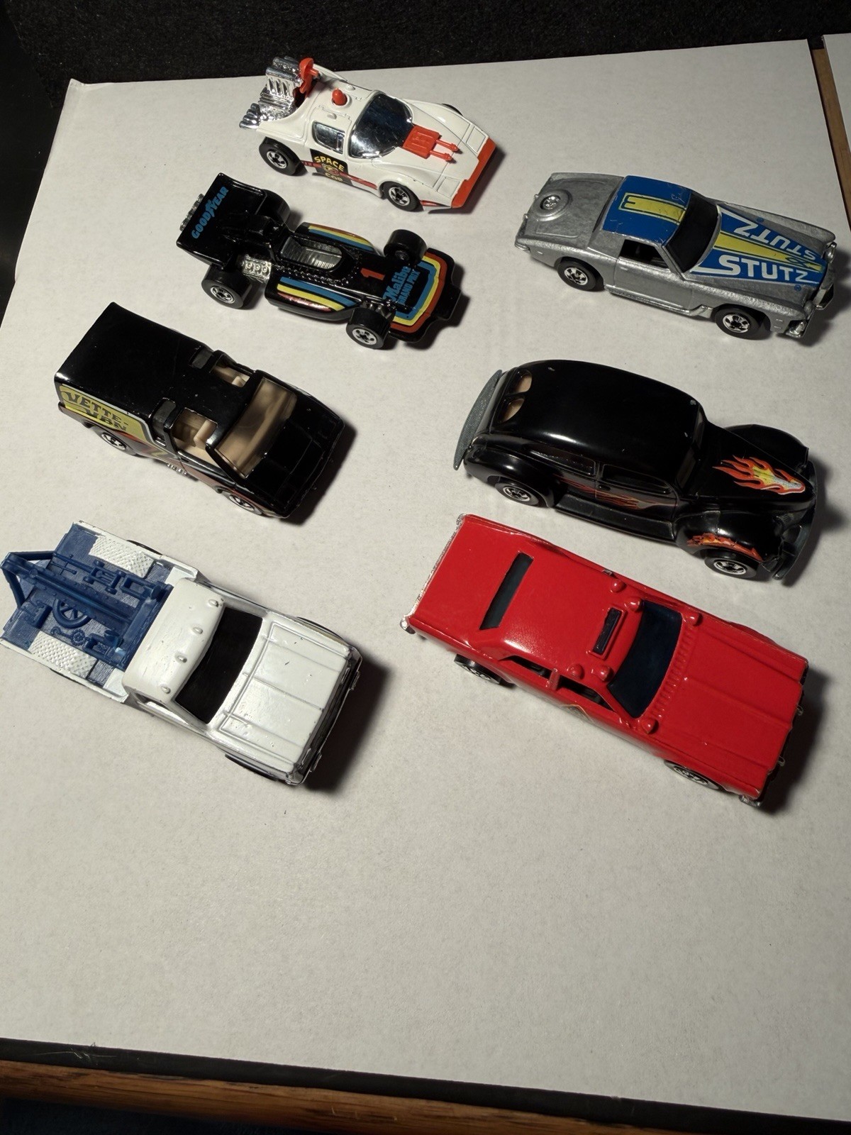 Hot Wheels LOT of 7 vintage mostly Hong Kong Blackwalls 6 in decent shape