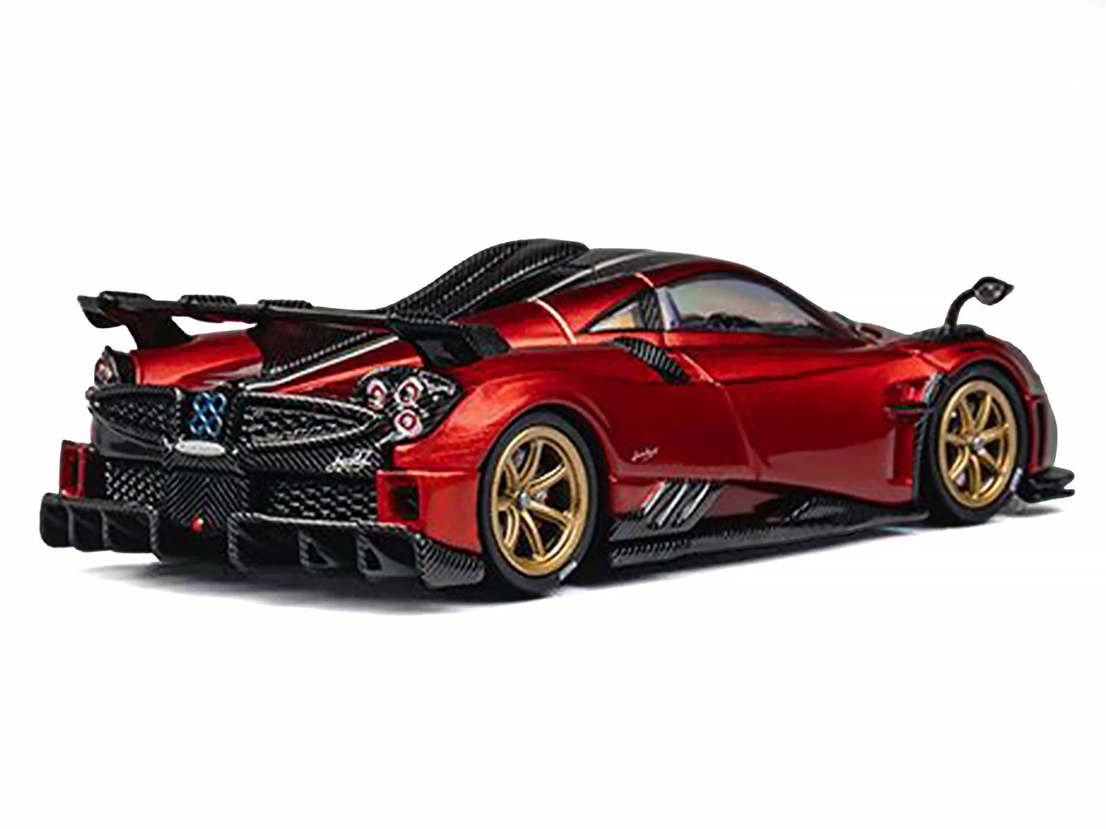 PAGANI IMOLA RED W/EXTRA WHEELS 1/64 DIECAST CAR BY CM MODEL CM64-IMOLA-05