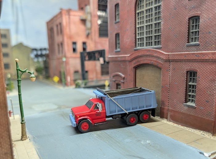 1/87 HO Scale 3D Printed Custom Built 1980s Chevy C60 Tandem Axle Dump Truck.