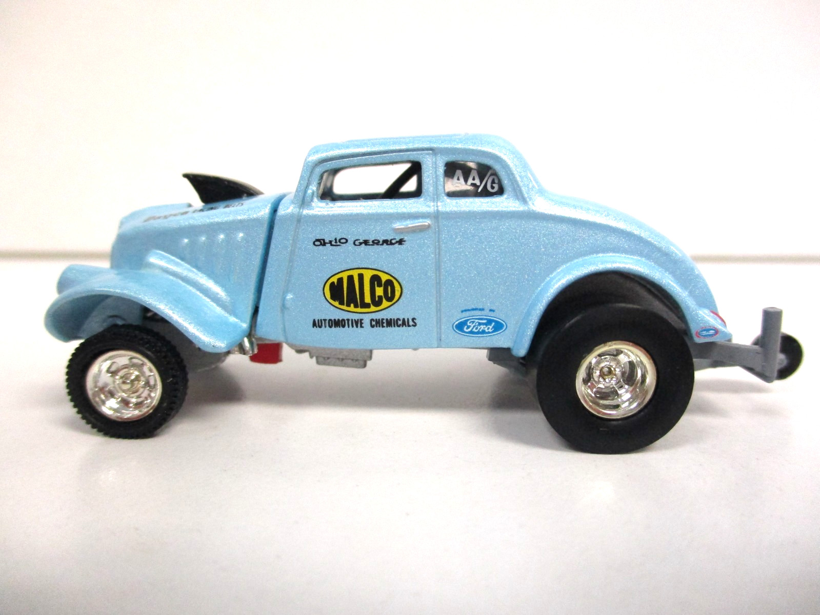 HOT WHEELS – “OHIO” GEORGE MONTGOMERY 1933 WILLYS GASSER DRAG CAR – REAL RIDERS