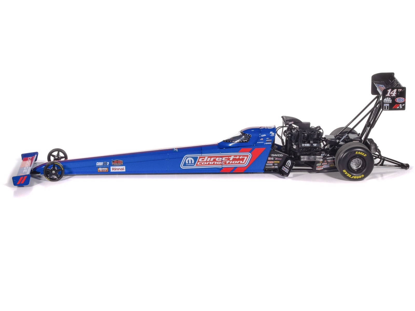 Auto World 2025 Tony Stewart Mopar Direct Connection Dragster 1:24 Scale AWN045