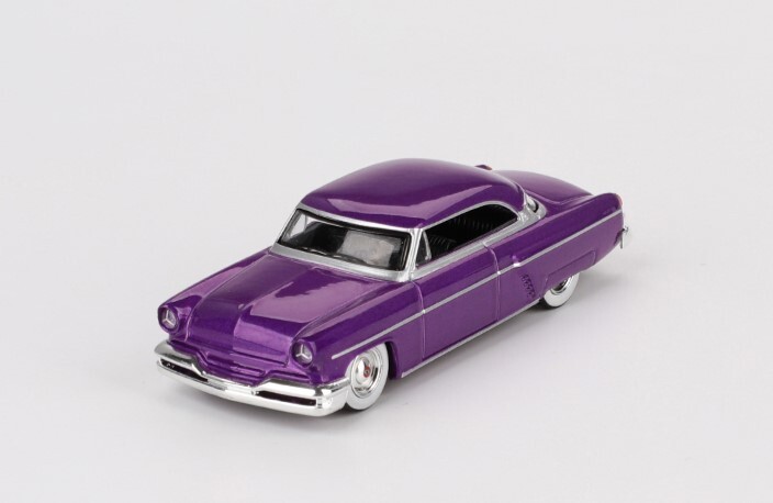 Mini GT 1:64 Lincoln Capri Hot Rod 1954 Purple Metallic Diecast Car MGT00757