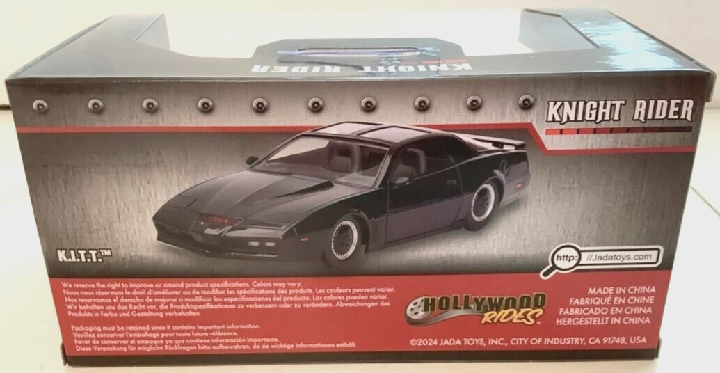 NEW Jada Toys 99799 Hollywood Rides 1:32 KNIGHT RIDER KITT 1982 Pontiac Firebird