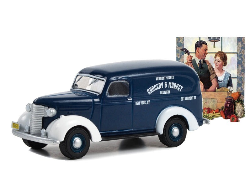 1939 Chevrolet Panel Truck – Grocery Delivery 1:64 Scale Car – Greenlight 54080A