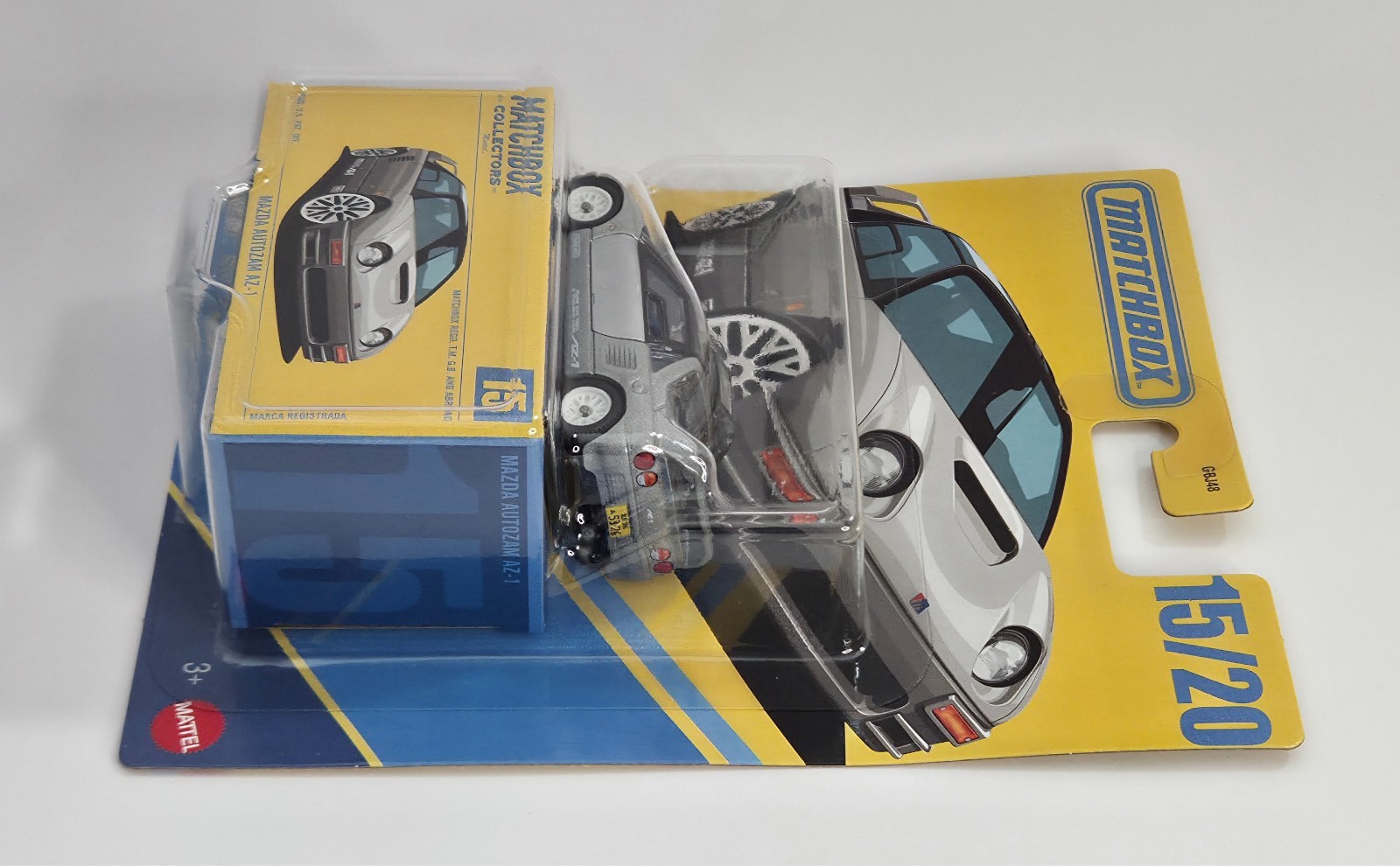 Mazda Autozam AZ-1 15/20 COLLECTORS SERIES Matchbox 2026 JJV96 silver GULLWING