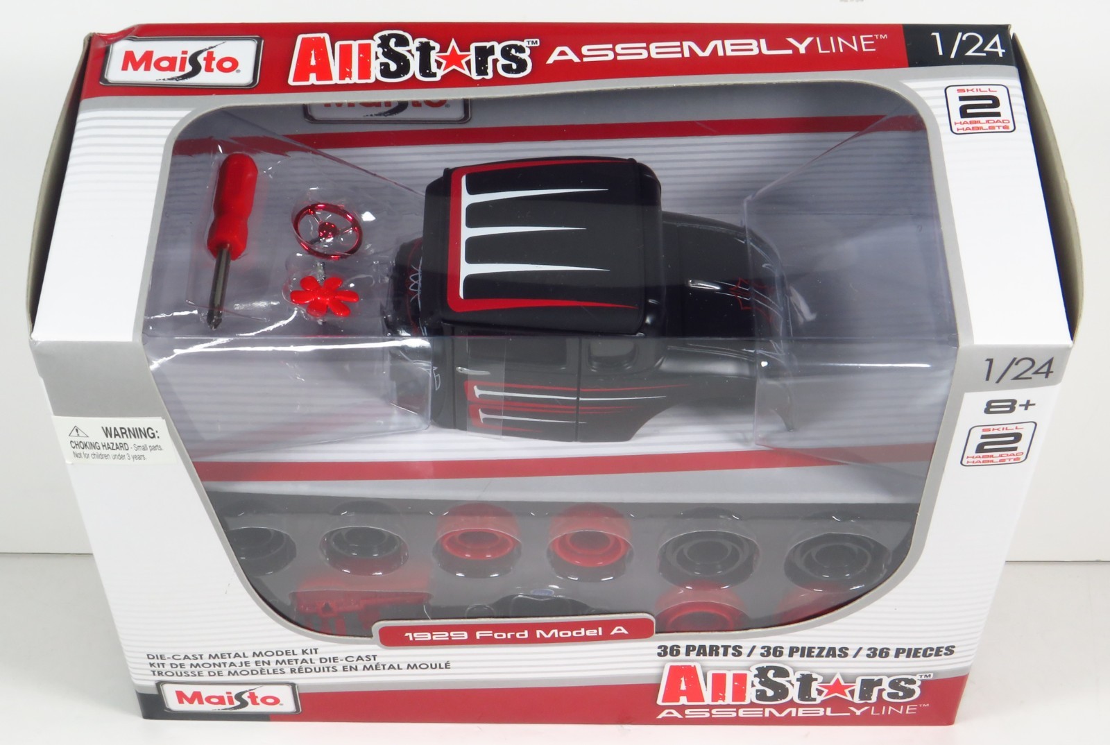 Maisto All Stars Assembly Line Rat Rod 1929 Ford Model A 29 Hot Rod Black 1:24