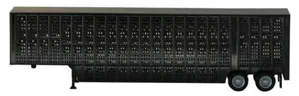 BLACK CATTLE TRAILER PROMOTEX 1/87 Truck Accessory HO Scale