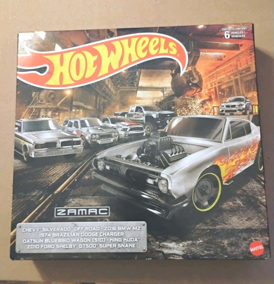 Hot Wheels Zamak Multipack 6 mini cars 3 years old +HDH53 Mettel
