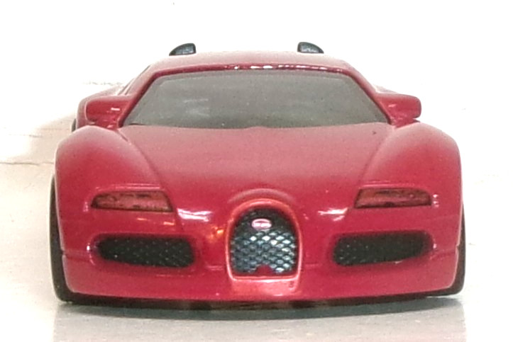LOOSE 2025 HOT WHEELS 1:64 RED BUGATTI VEYRON WHEEL SWAP REAL RIDERS