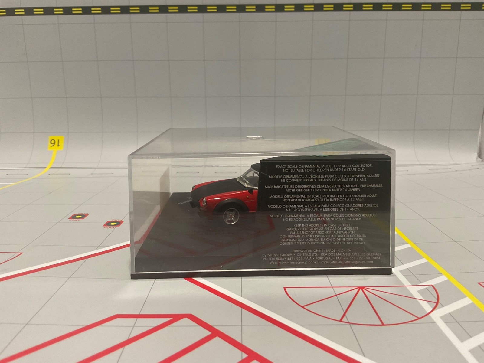 1:43 VITESSE VCC082 FIAT 124 ABARTH 1972 RED