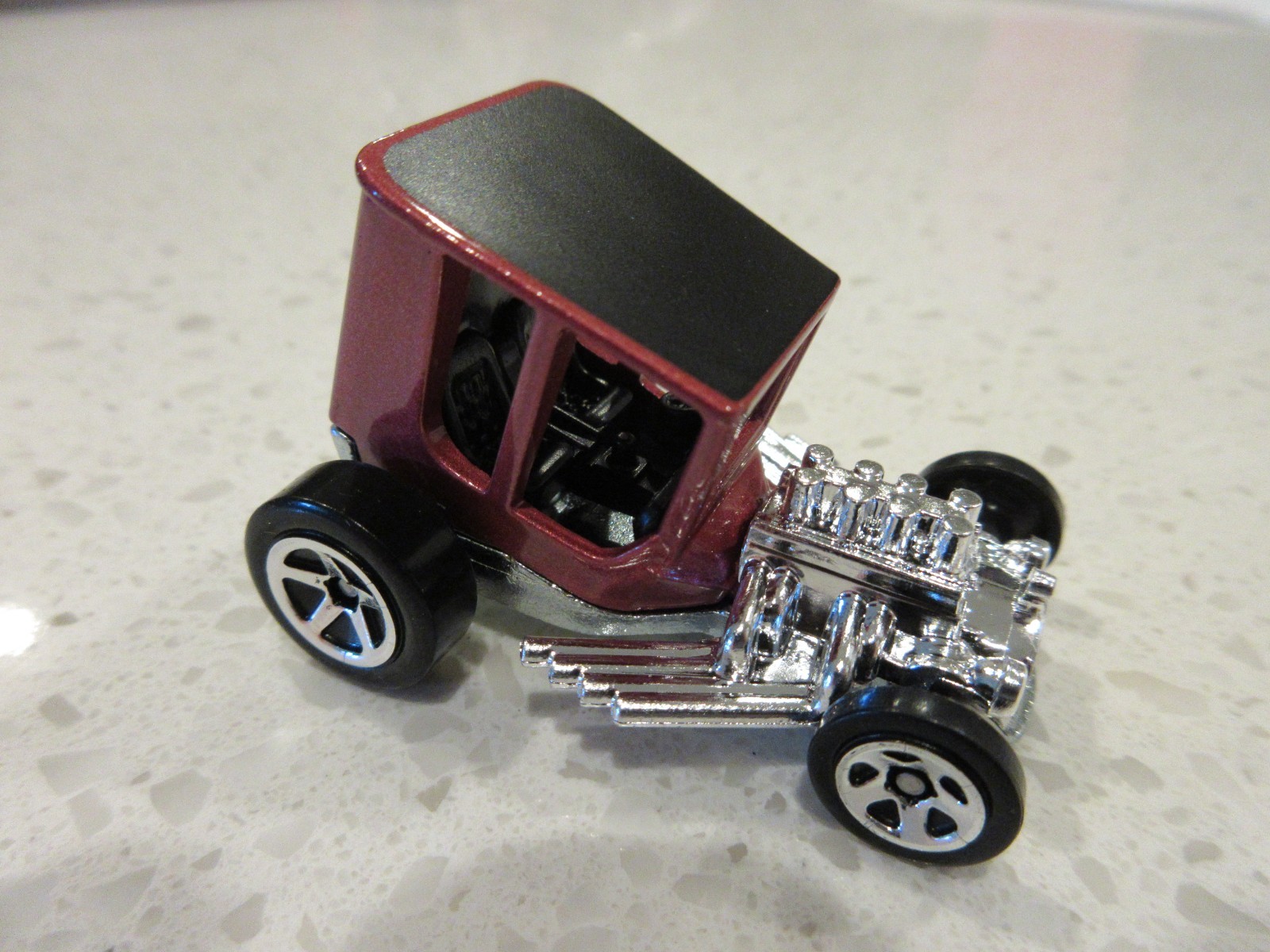 2026 Hot Wheels Uncertain-T Burgundy Red HW Rod Squad 1:64 DIECAST Toy Race Car