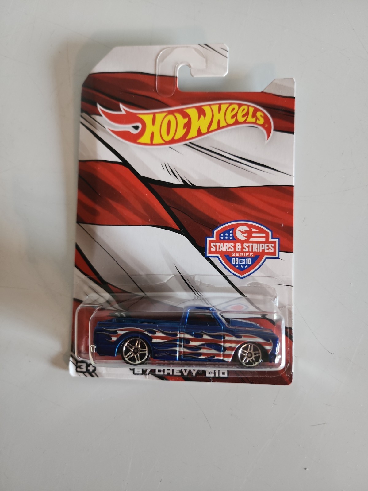 Hot Wheels 2014 Stars Stripes Series 9/10 ’67 Chevy Chevrolet C-10 Blue