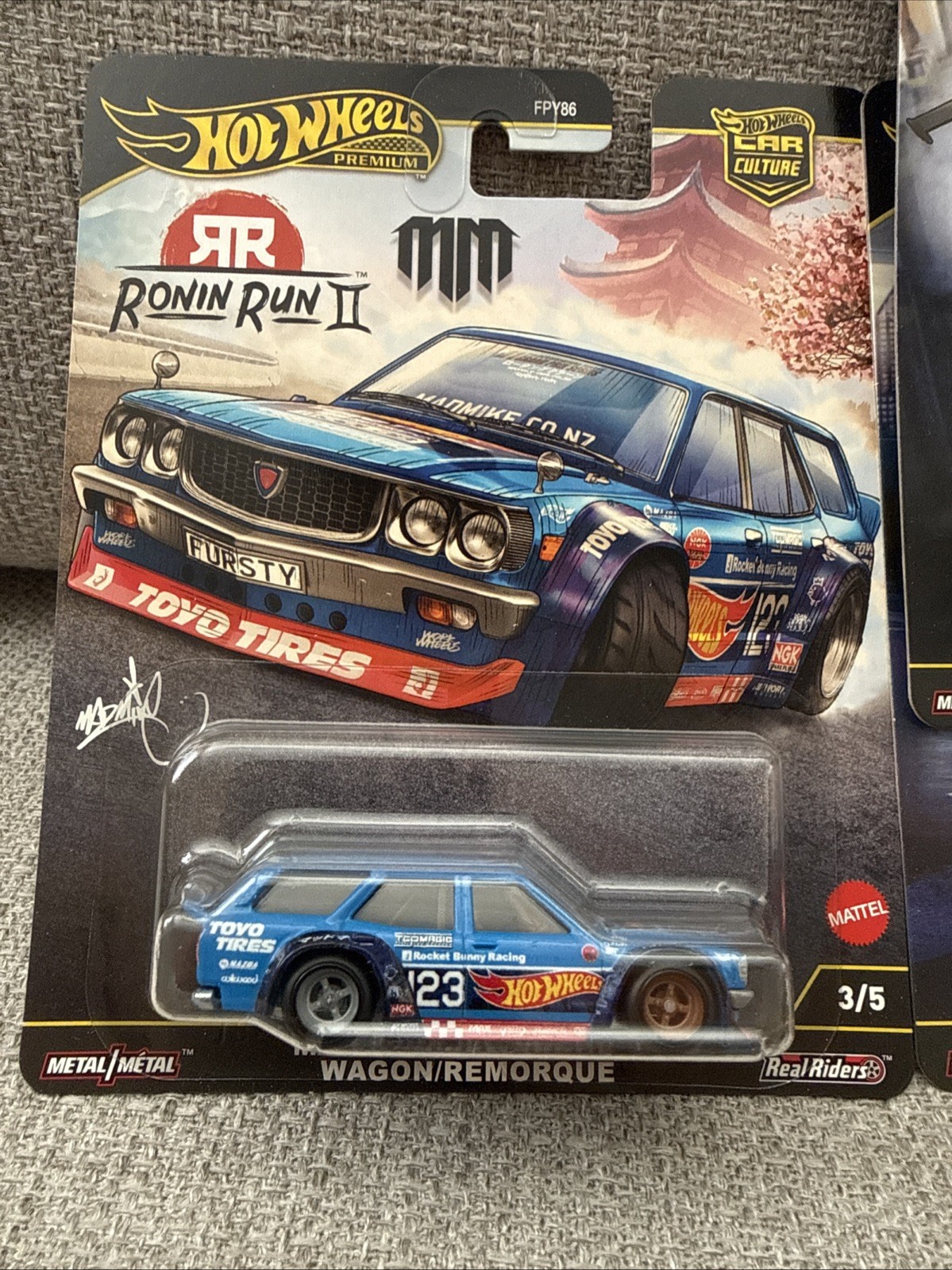 Hot Wheels 2025 Car Culture Mix M- Ronin Run II – Set of 5 Cars – FPY86-961M