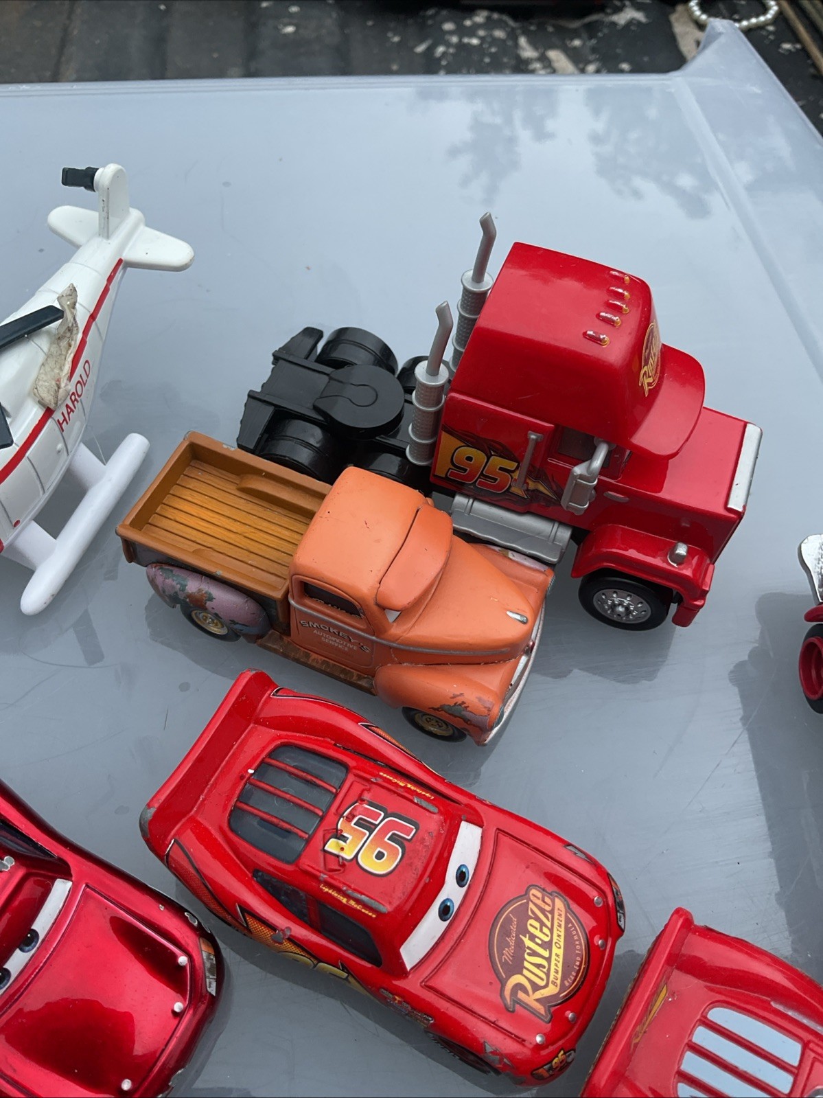 Disney Pixar Cars Lot Of 16 Diecast And Miscellaneous Ba11