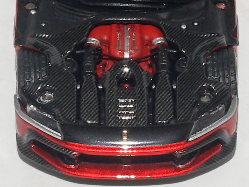 1:64 7CM Model Ferrari 12 Cilindri Rosso Imola With Engine Detail Ltd 599 PCS