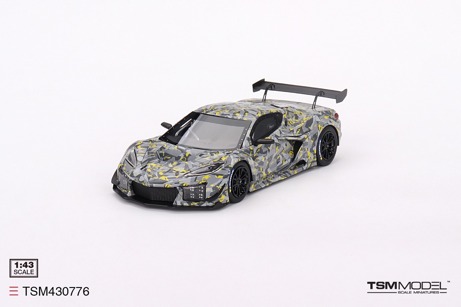 TSM-Model 1:43 Chevrolet Corvette Z06 GT3.R 2022 Sebring Test Car TSM430776