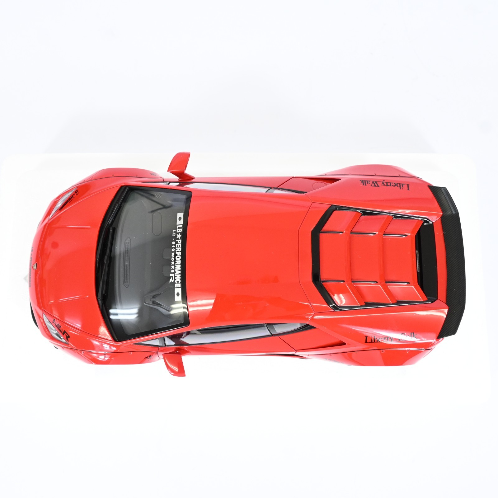 AUTOart 1/18 LB-WORKS Lamborghini Huracan Red Diecast Model Car