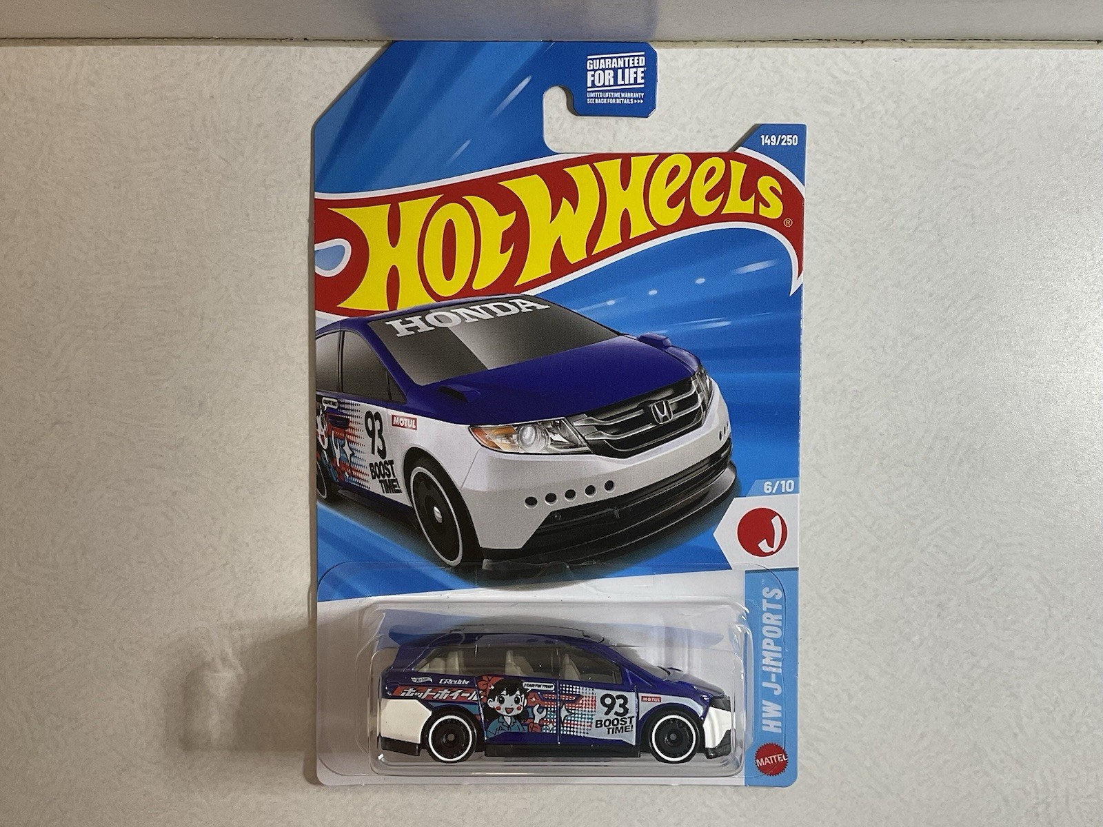 2026 Hot Wheels Honda Odyssey (149/250) BLUE — HW J-Imports #6/10
