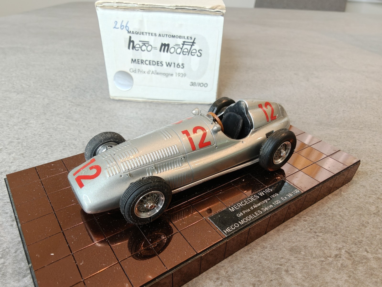 Heco Mercedes-Benz W165 #12 Grand Prix Germany 1939 1:43 Handmade