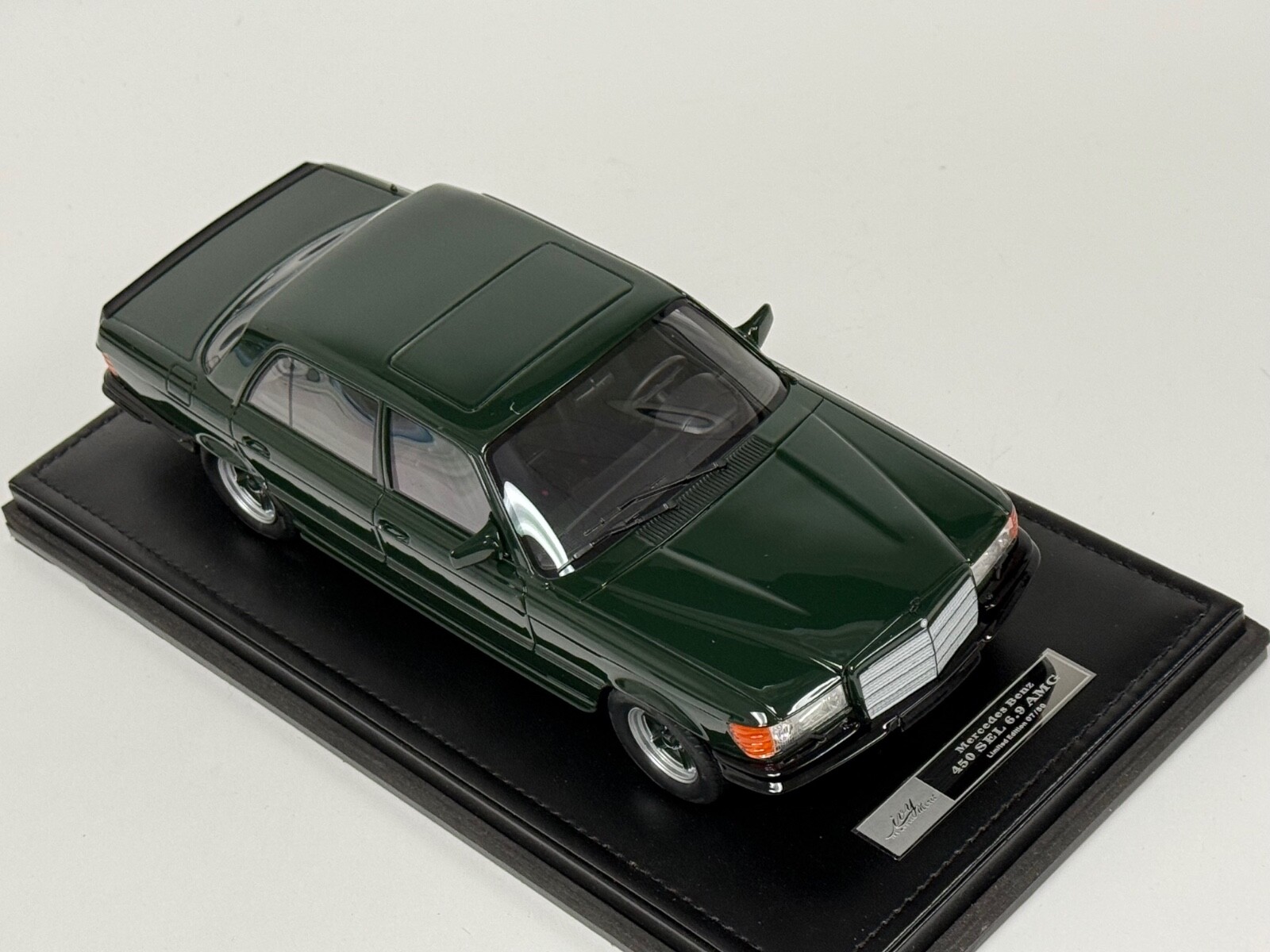 1/18 Ivy Models Mercedes Benz 450 SEL AMG 1972 W116 in Green Leather LAST ONE