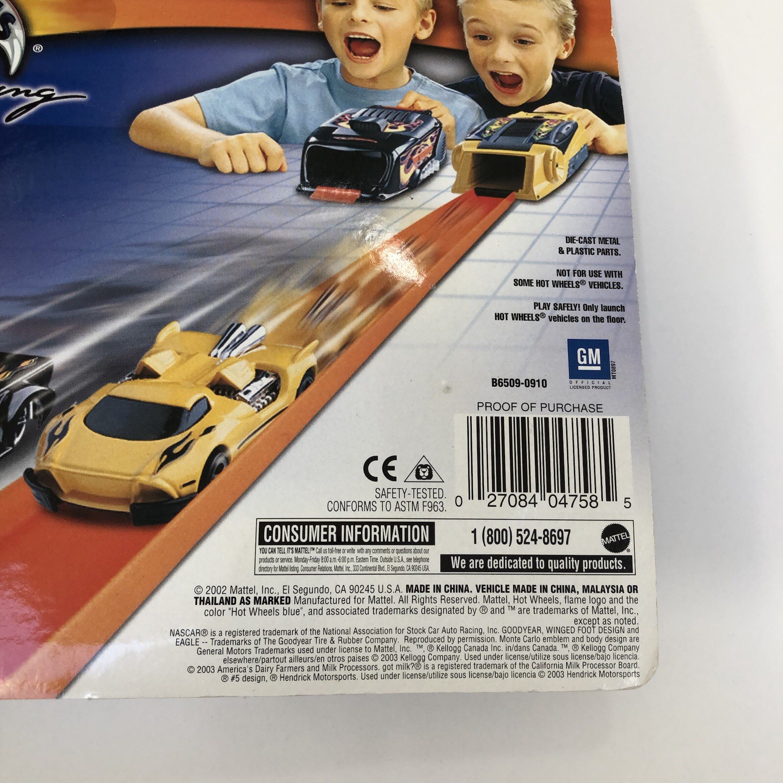 2002 Mattel Hot Wheels Racing 1:64 NASCAR Terry Labonte Power Launcher Toy New
