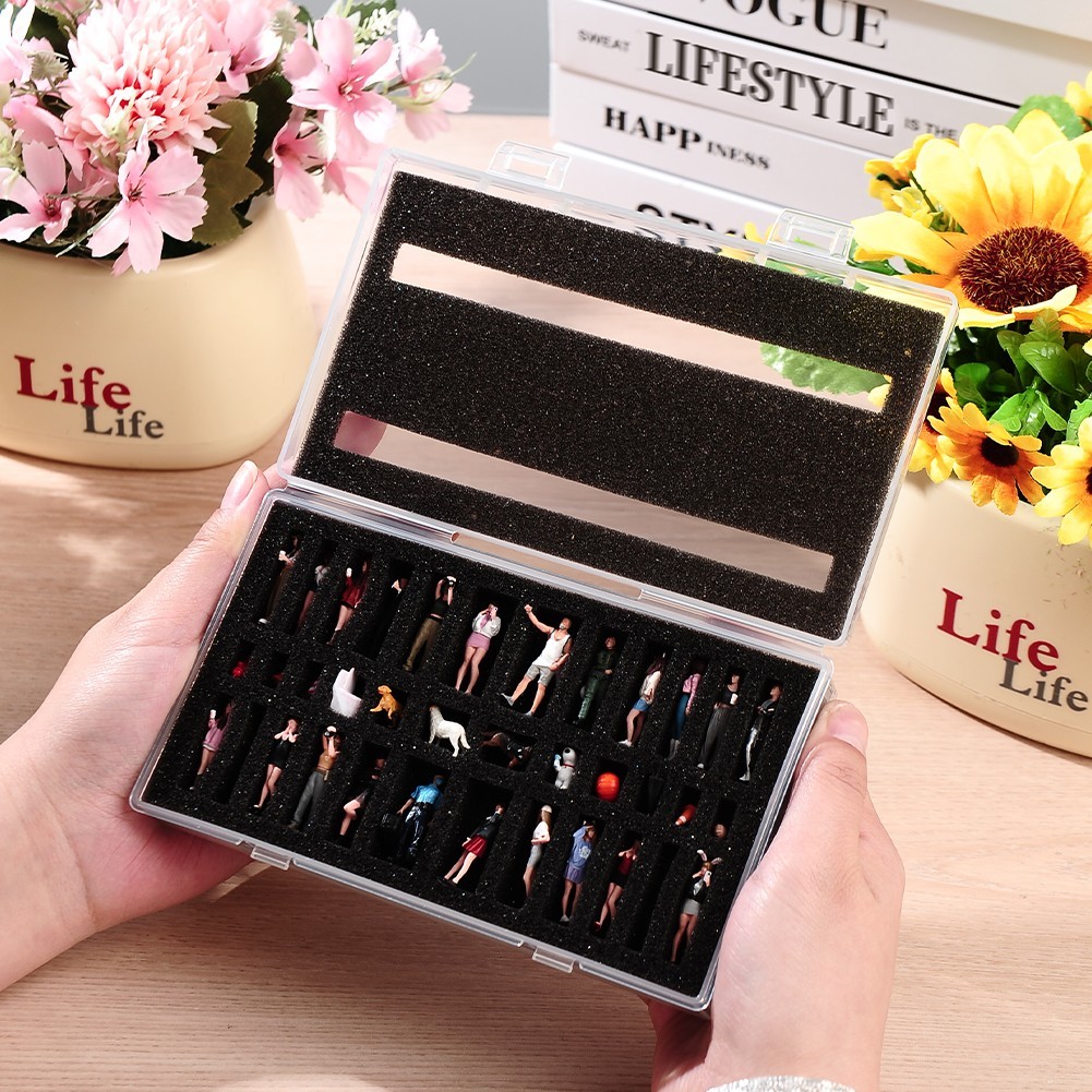 For 1/64 1/87 Miniature DIY Doll Storage Box Scene Prop Action Figure Doll Model