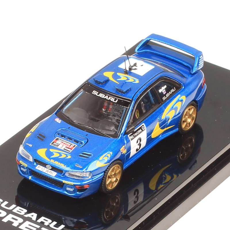 1/64 Scale Subaru Impreza WRC #3 #4 #8 RAC Rally 1997 Model Car Toy Hobby Japan