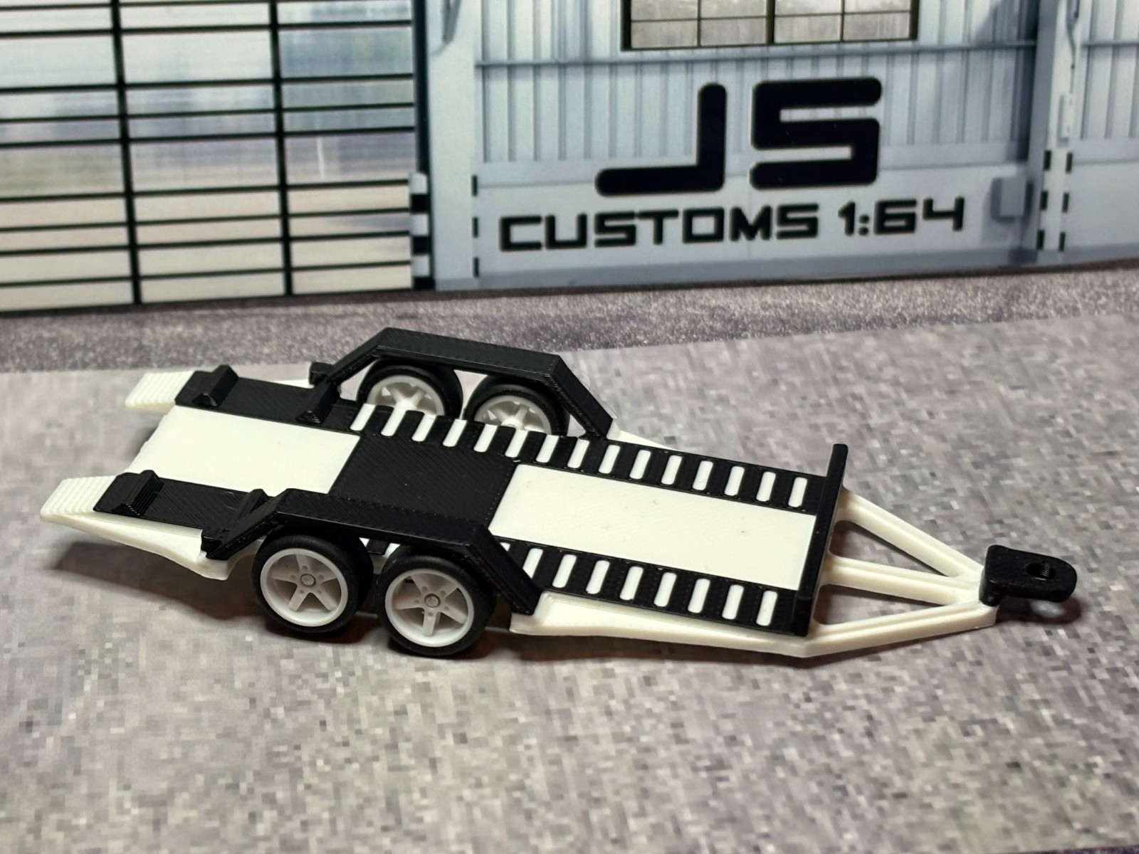 Tandem Car Trailers Custom Builds – Hot Wheels / Matchbox 1:64 Scale