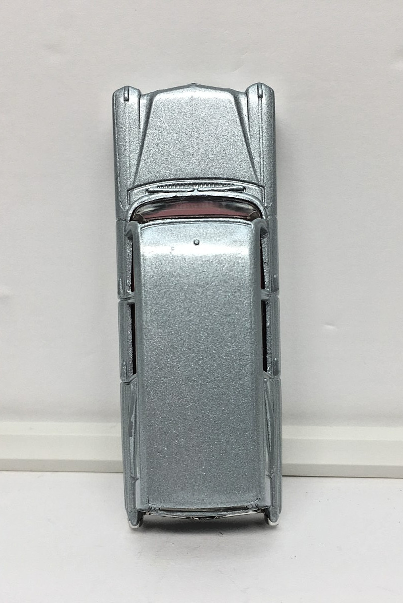 MATCHBOX Silver Metallic ’63 Cadillac Hearse, Coffin, Diorama, Man Cave,She Shed