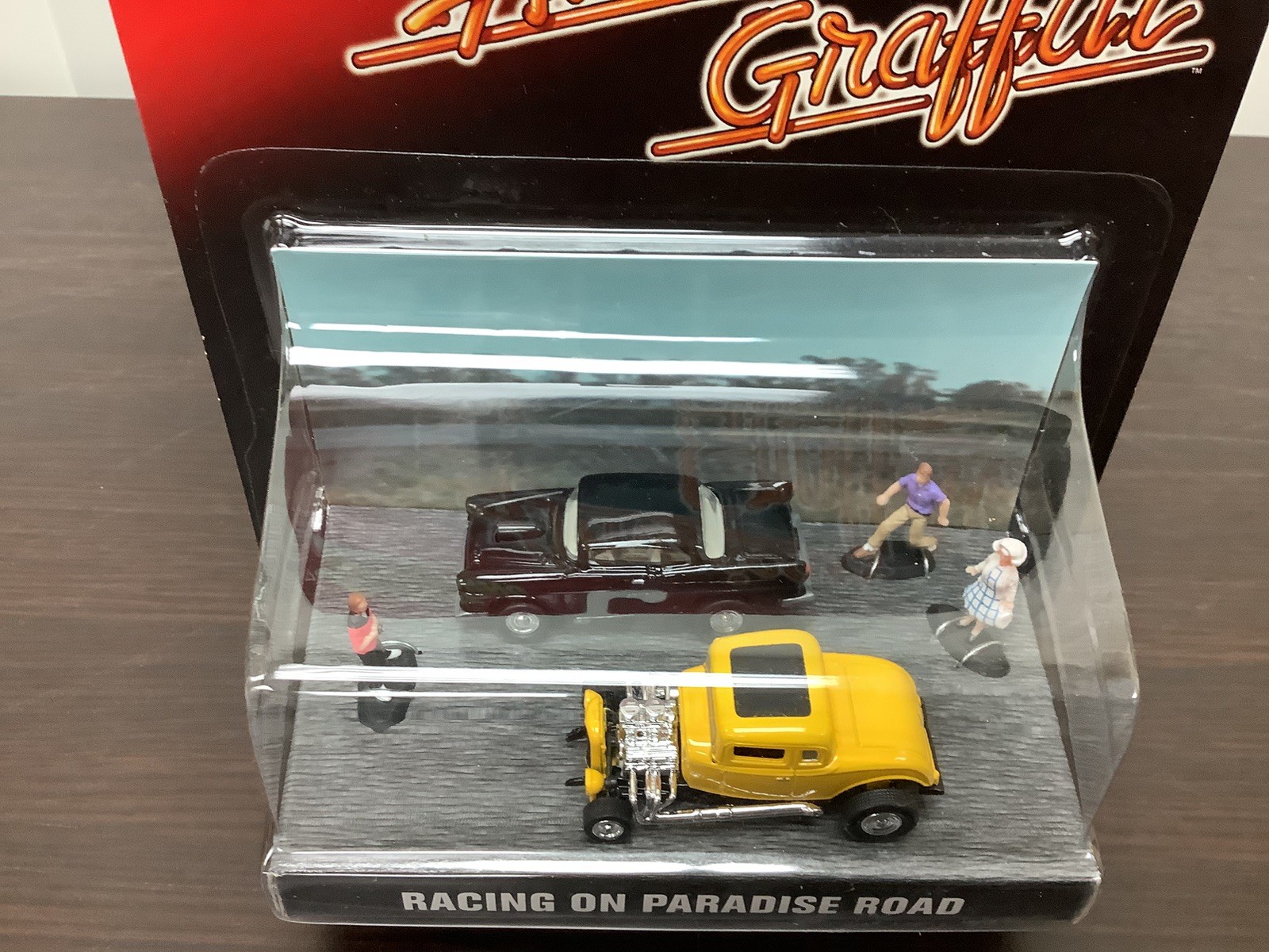Johnny Lightning American Graffiti “Racing on Paradise Road” diorama set NIP