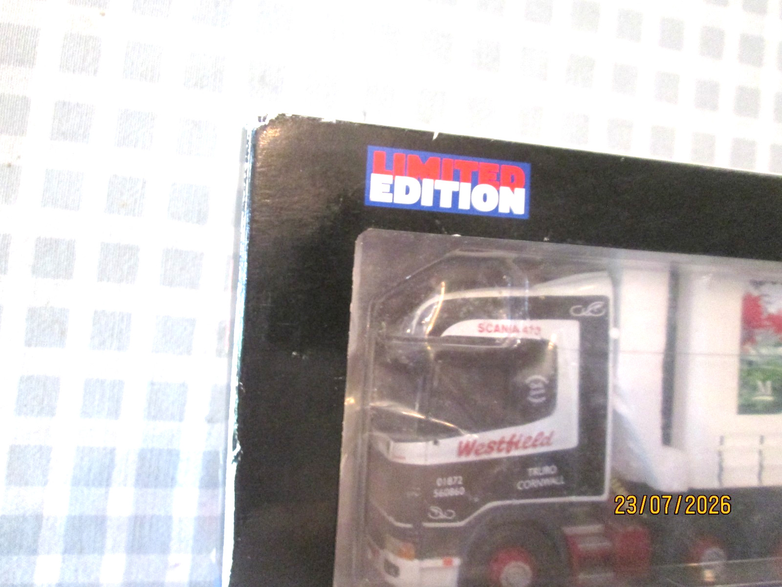 Corgi CC12924- Scania Topline Curtainside – Westfield Transport -Boxed
